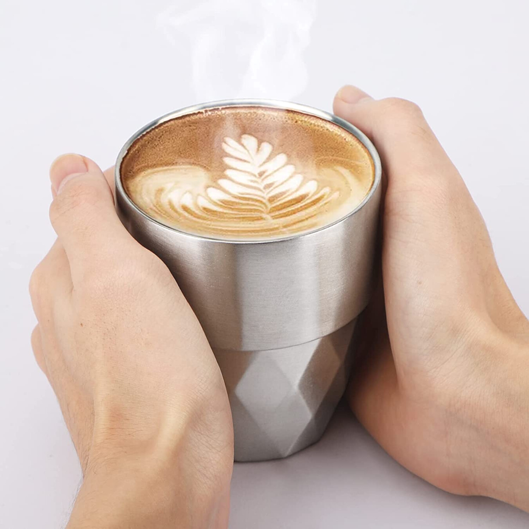 Double-walled Stainless Steel Mug - Remarkable Cream