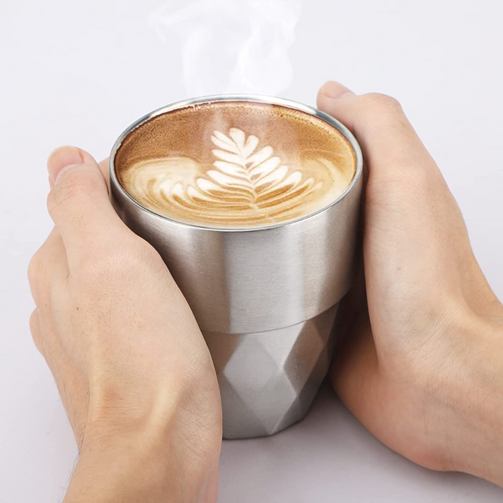 Double-walled Stainless Steel Mug - Remarkable Cream