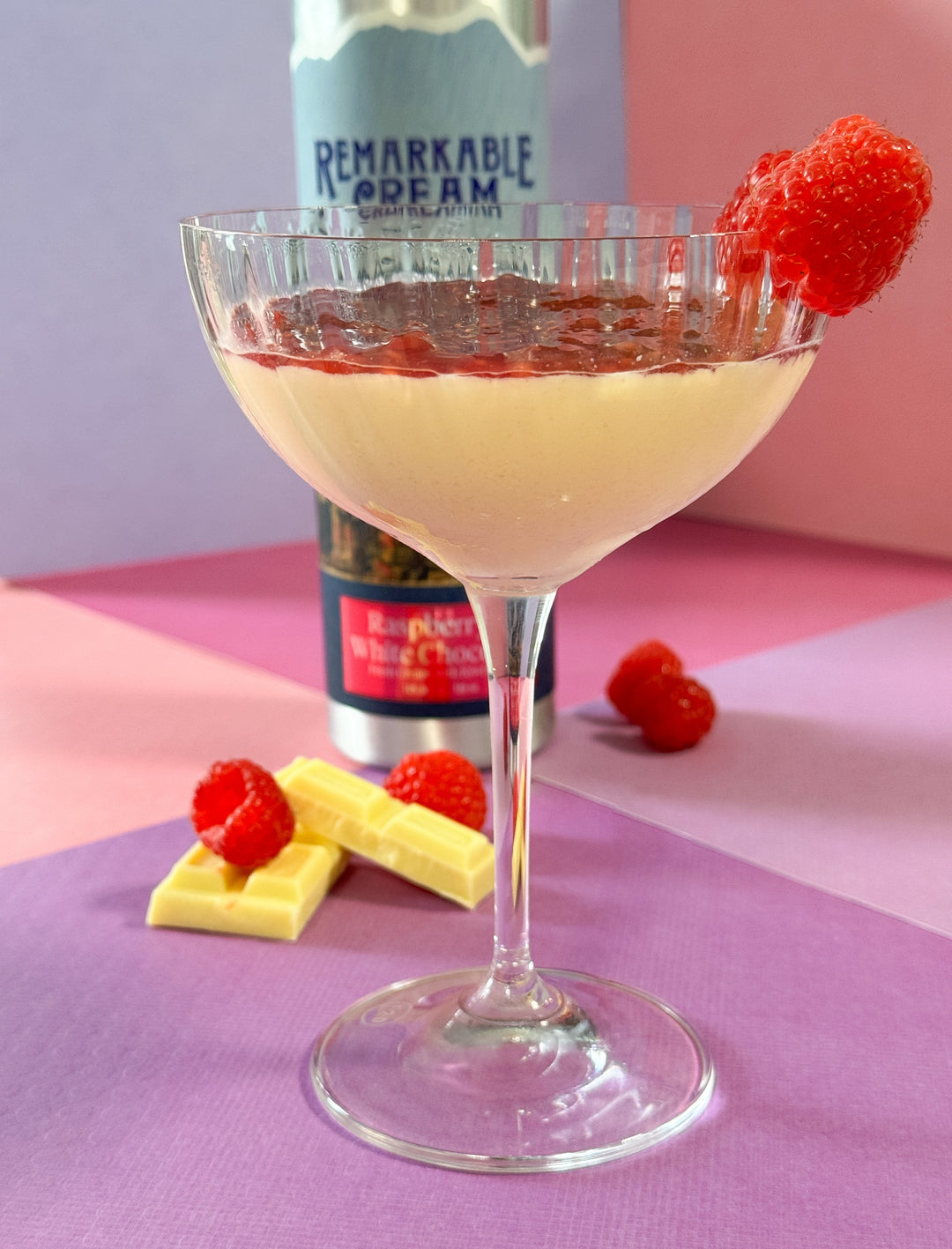 Raspberry White Chocolate Mousse