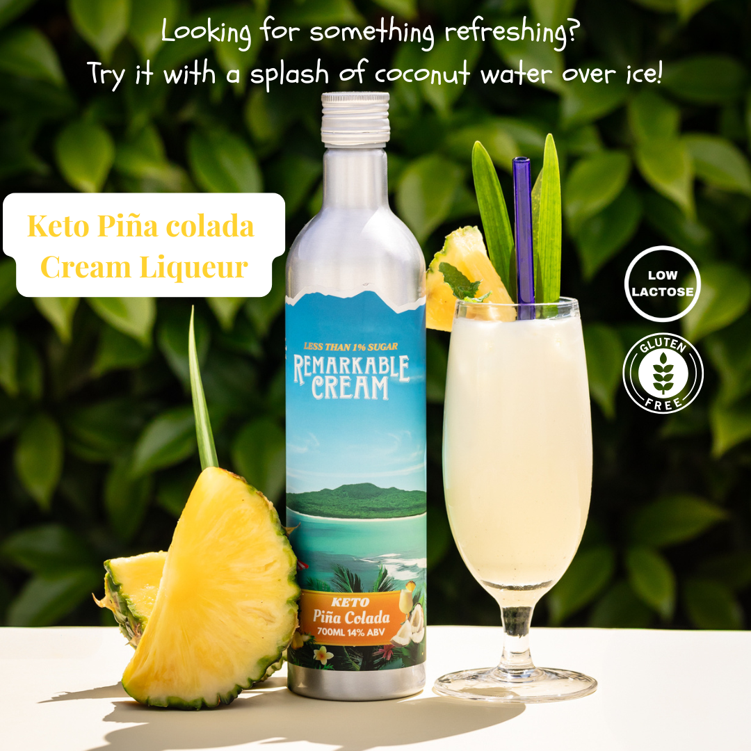 Keto Pina Colada - Low Lactose & Less than 1% Sugar