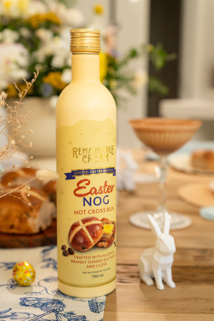 Easter Nog Hot Cross Bun