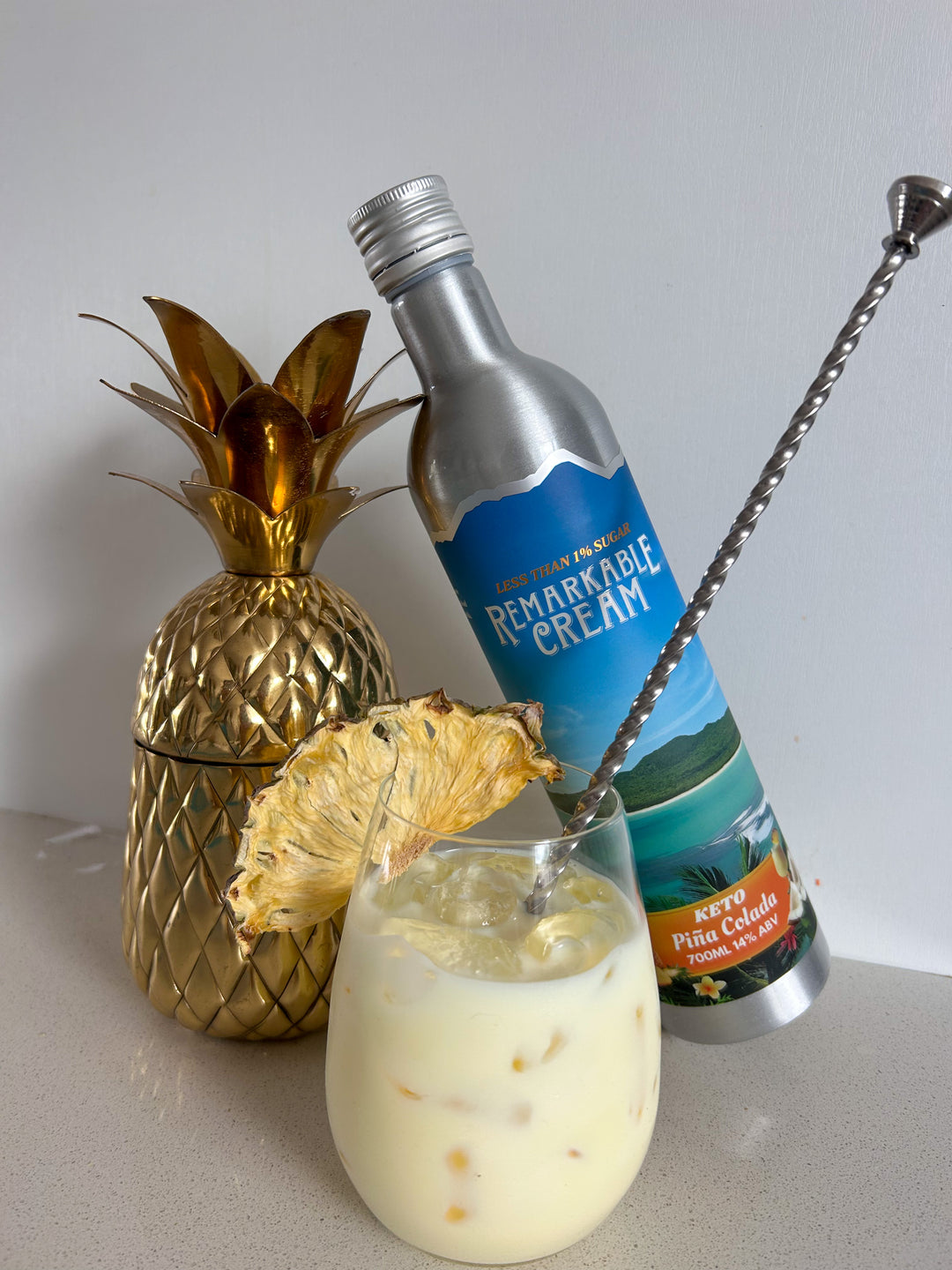 Keto Pina Colada - Low Lactose & Less than 1% Sugar