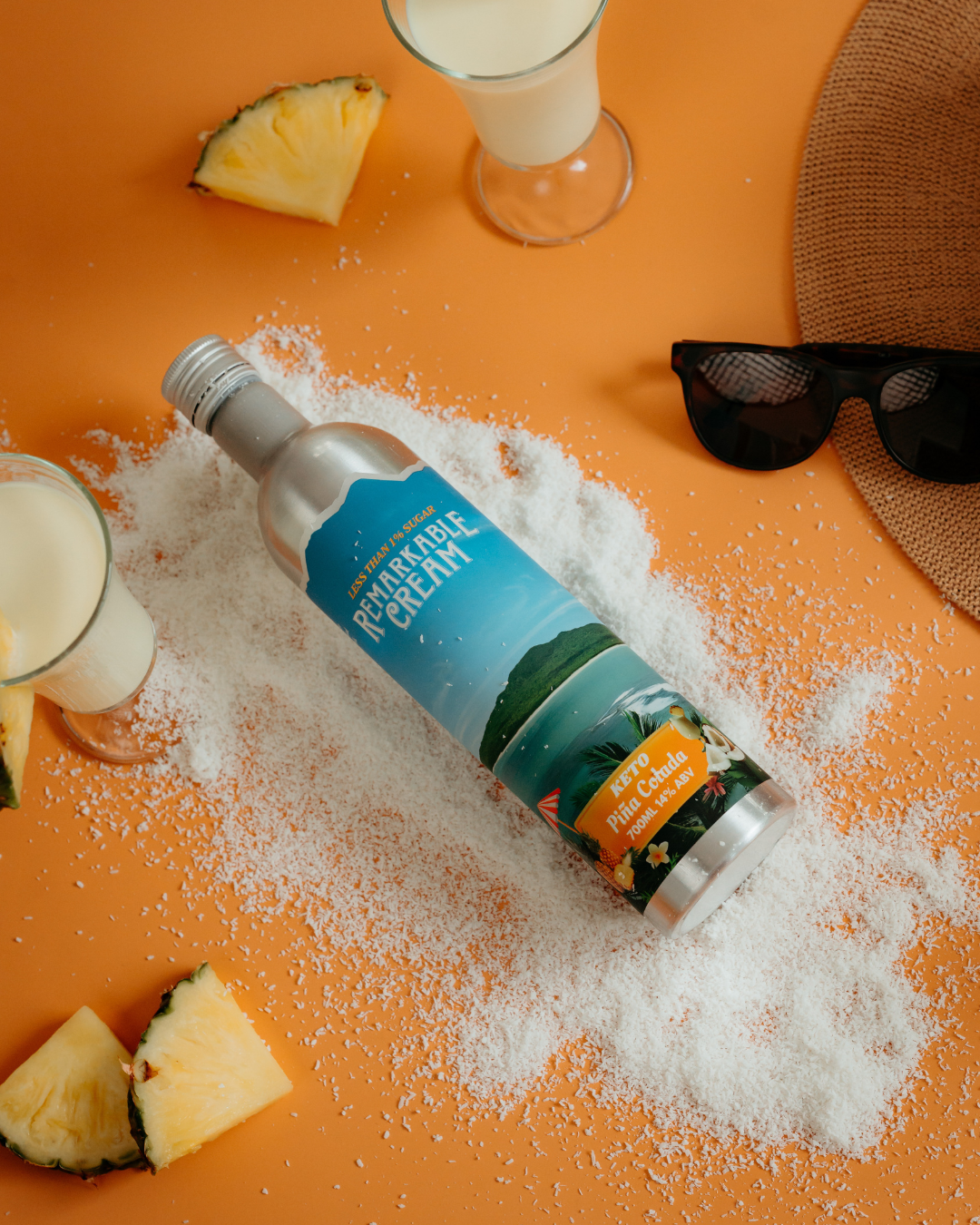 Keto Pina Colada - Low Lactose & Less than 1% Sugar