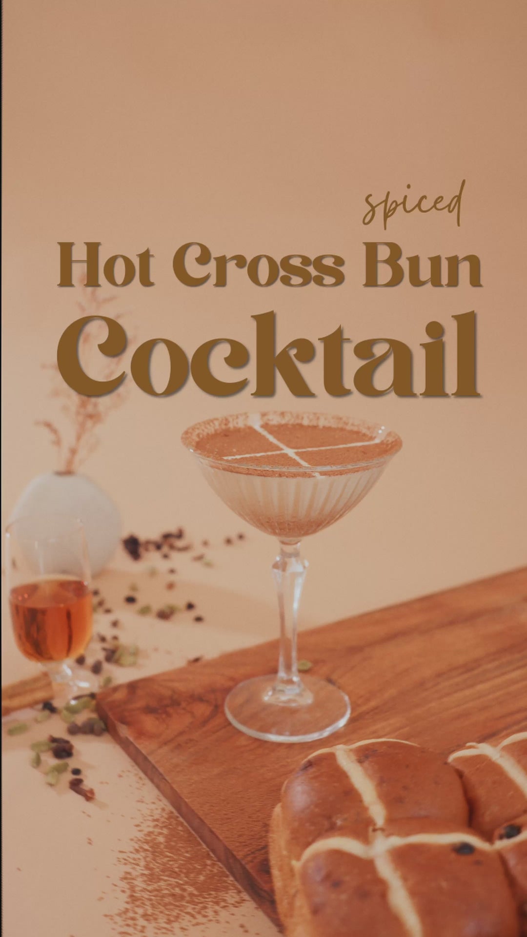 Easter Nog Hot Cross Bun